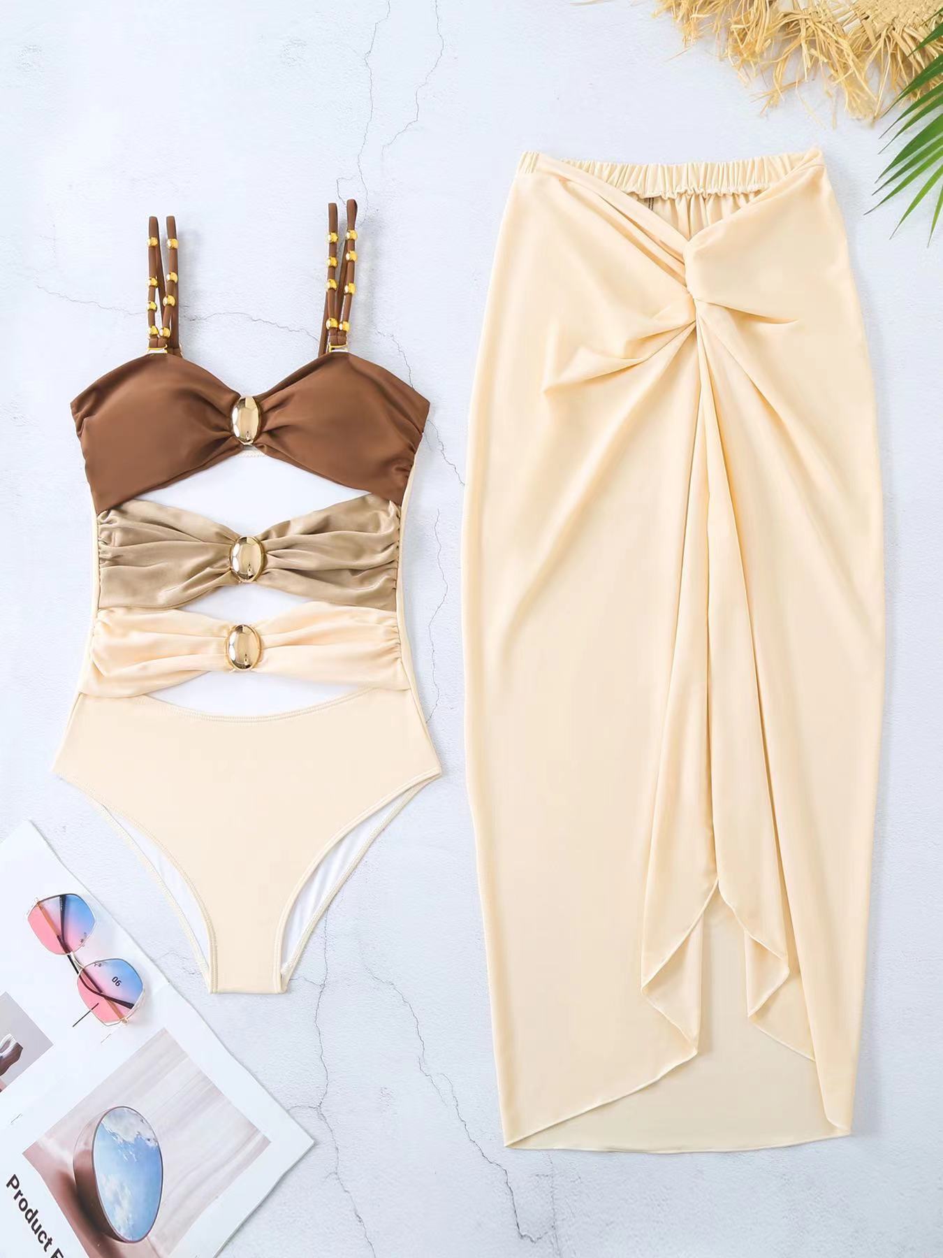 Biquíni One Piece Bikini Fato De Banho Sexy Feminino Moda Praia Shopee Brasil