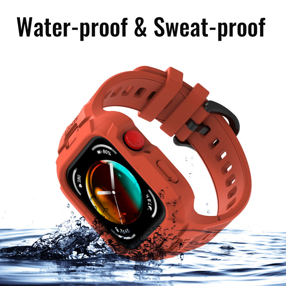 Pulseira De Silicone Integral Esportiva Robusta Para Xiaomi Redmi Watch