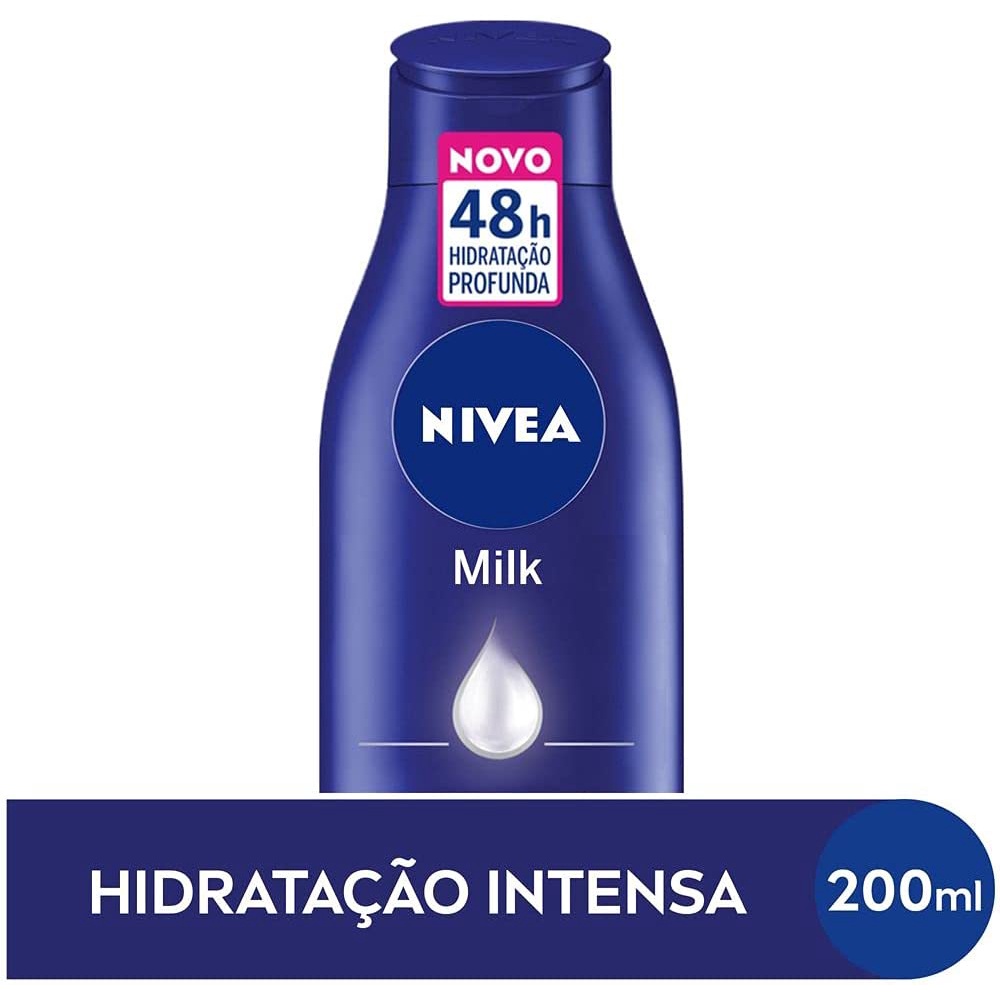 Creme Hidratante Nivea Milk Ou Flor De Cerejeira Ou Flor De Laranjeira