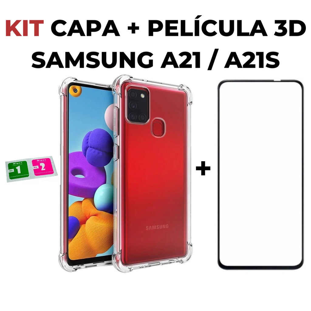 Capa Capinha Anti Impacto Pelicula 3D Samsung A21 A21s Shopee Brasil