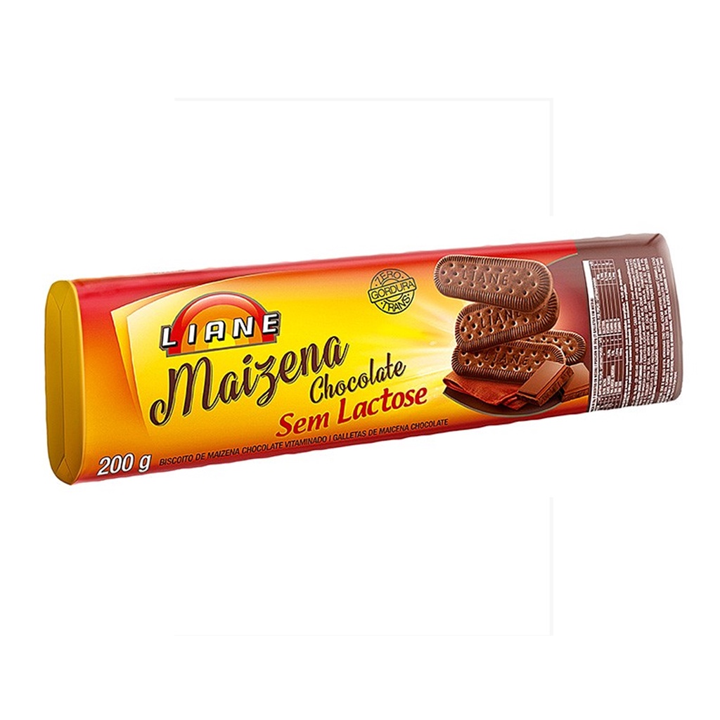 Biscoito Maizena Chocolate Sem Lactose Gramas Liane Shopee Brasil