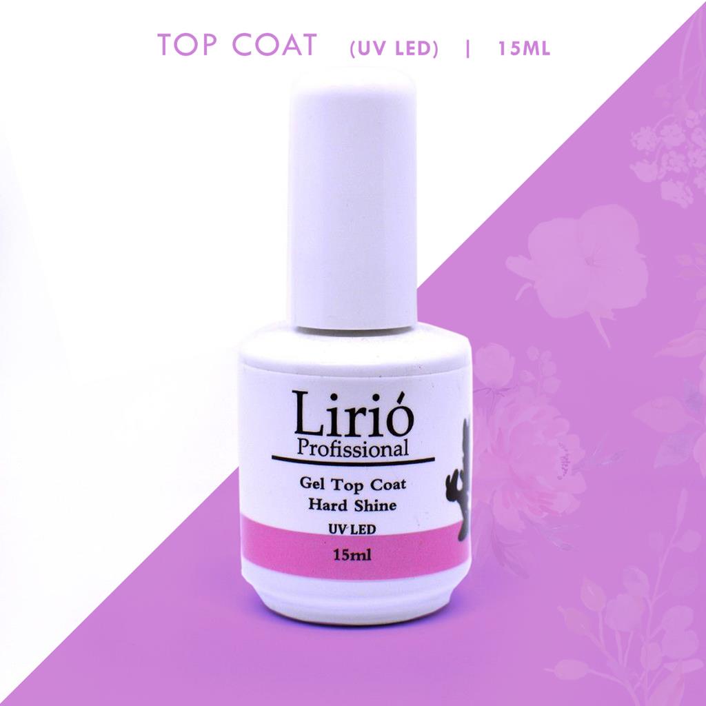 Top Coat Lirio Durabilidade Alongamento Unhas De Gel Fibra Finalizador