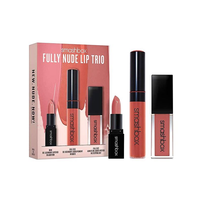 Smashbox Fully Nude Lip Trio Shopee Brasil