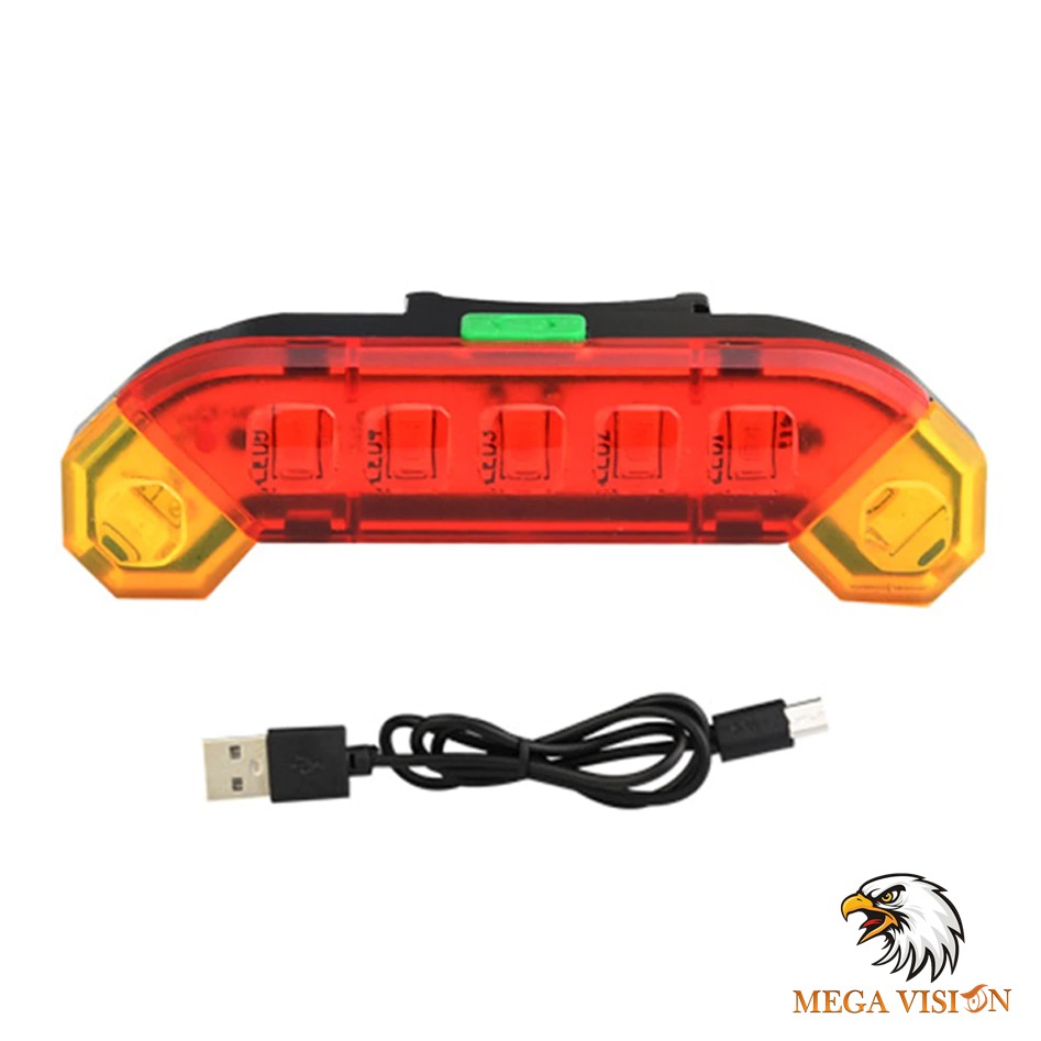 Lanterna Traseira Para Bicicleta 7 Led 400 Lumens Luz Bike Shopee Brasil