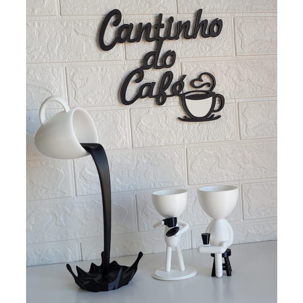 Kit Cantinho do Café Xícara Flutuante Shopee Brasil