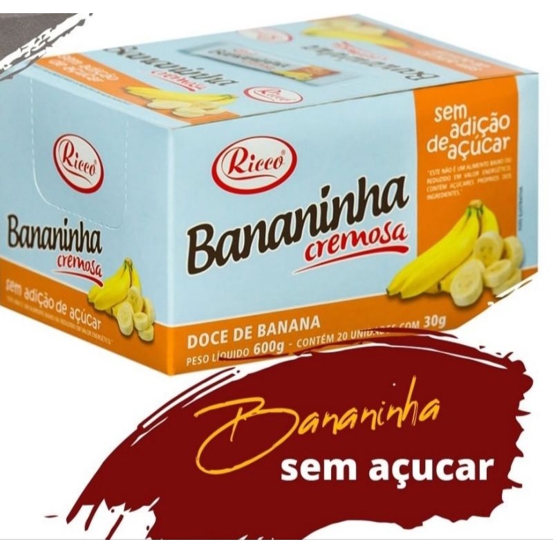 Doce Bananinha Cremosa Zero Adi O De A Car Gramas Shopee Brasil