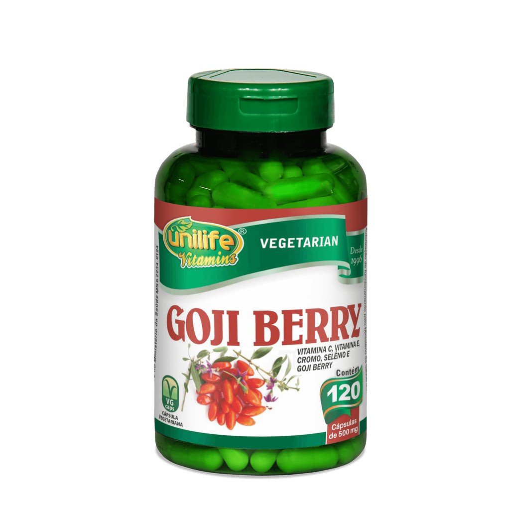 Goji Berry Vitaminas C Psulas Mg Unilife Shopee Brasil