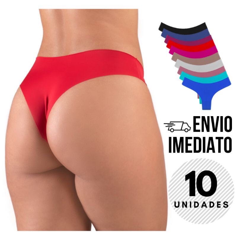 Kit Calcinhas Tanga Sem Costura Corte Laser Revenda Shopee Brasil