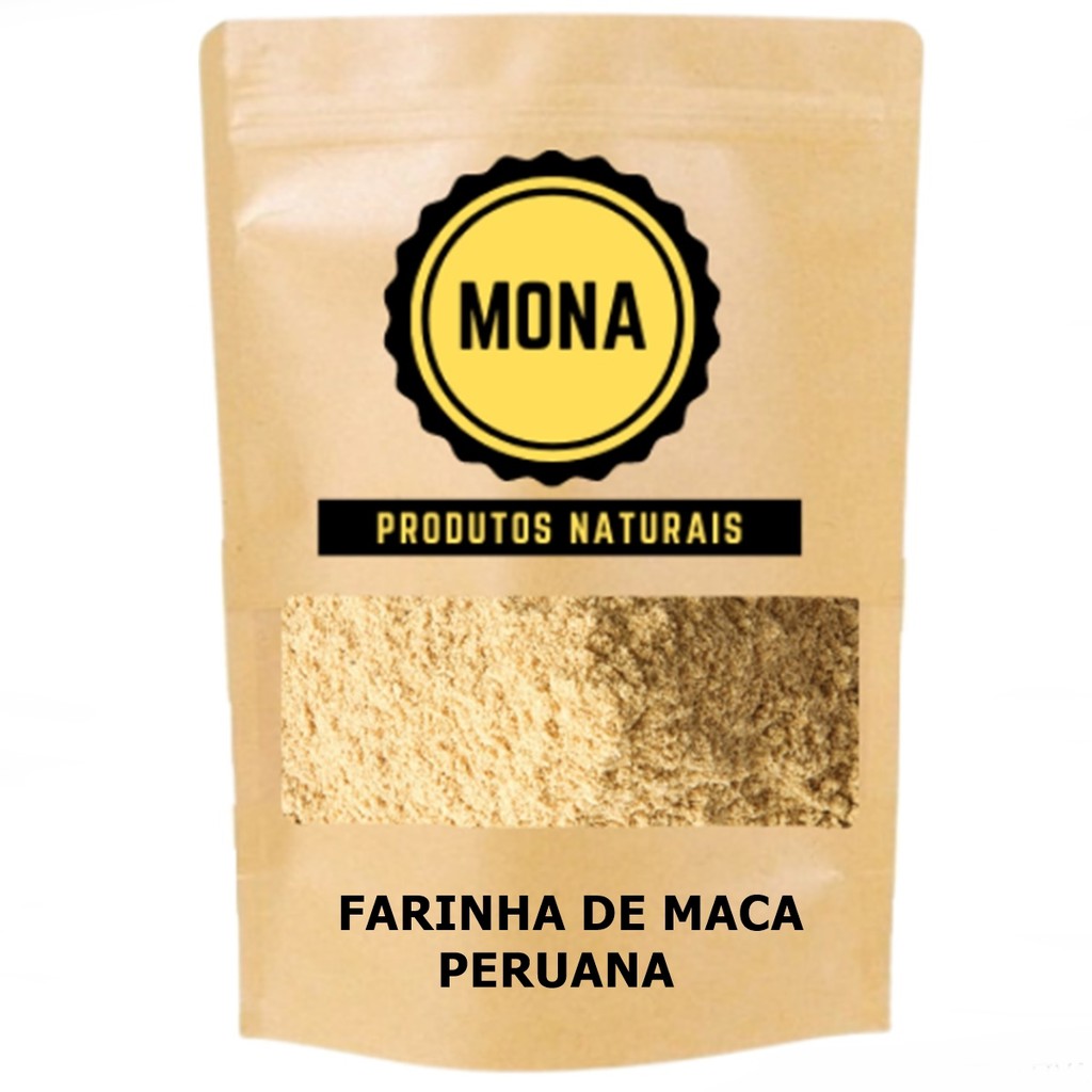 Farinha De Maca Peruana G Mona Naturais Shopee Brasil