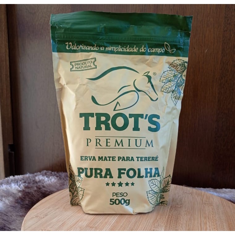 Erva Mate paraTereré Trots Premium Pura Folha 500g Shopee Brasil