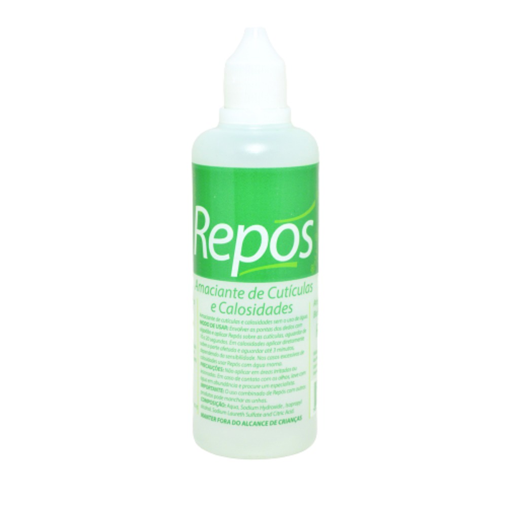 Amaciante de cutículas e calosidade líquido Repós 120ml Shopee Brasil