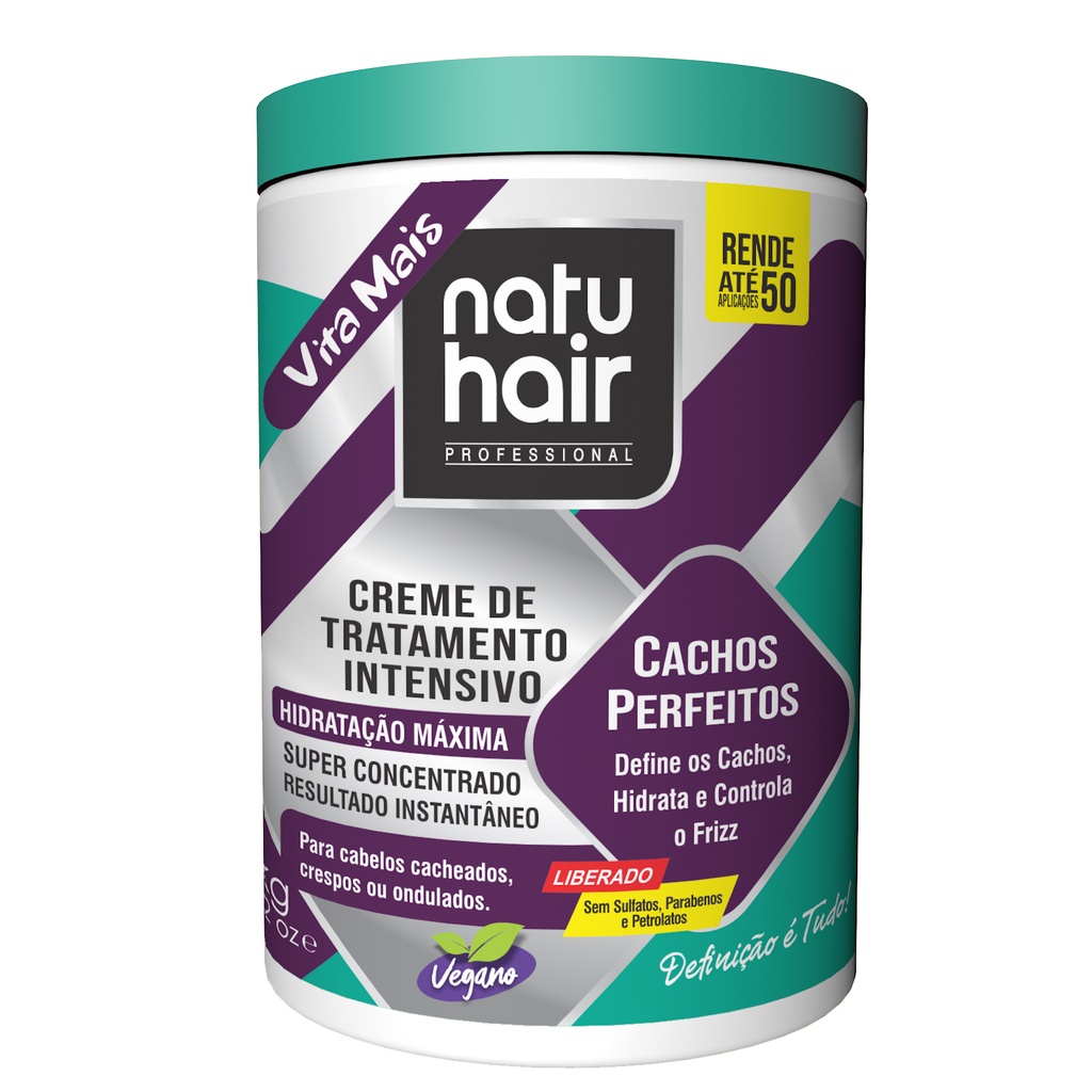 Creme De Tratamento Intensivo Cachos Perfeitos NatuHair 1kg Shopee Brasil