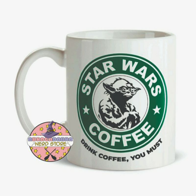 Caneca Porcelana Star Wars Mestre Yoda Coffee Shopee Brasil