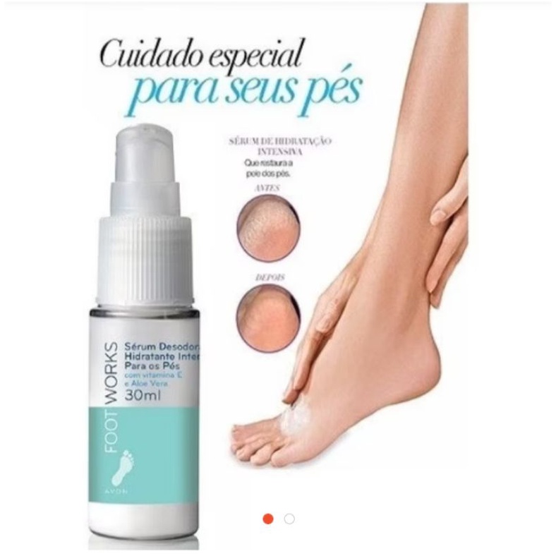 Serum Desodorante Hidratante Intensivo Para Os Pes Foot Works Avon Ml