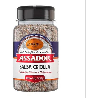 Sal De Parrilla Salsa Criolla Brasero Uruguayo Shopee Brasil