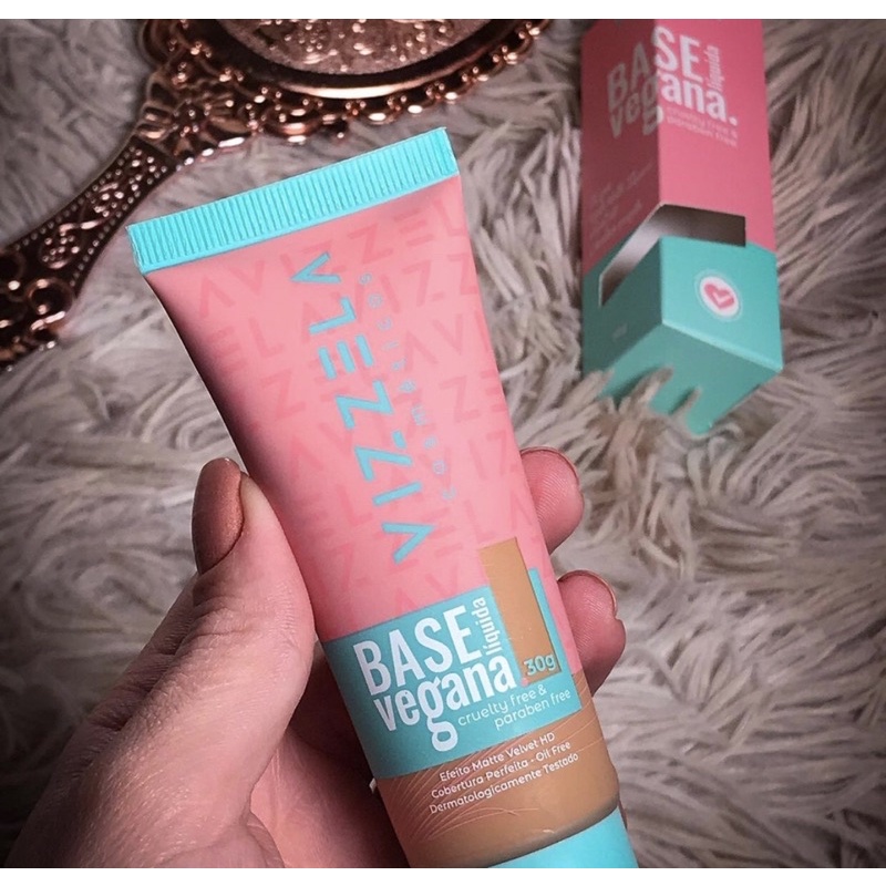 Base Matte Vegana Vizzela Shopee Brasil