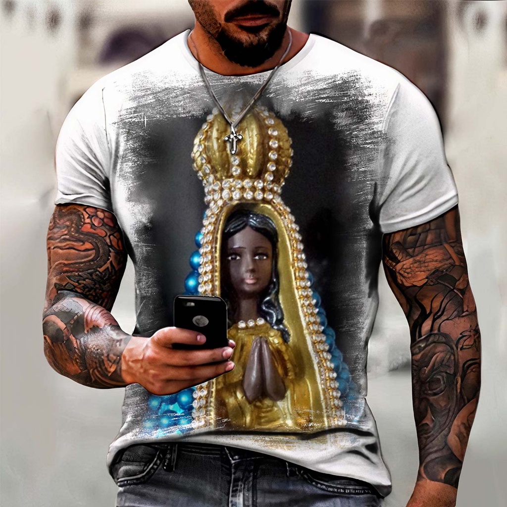 Camisa Camiseta Masculina Nossa Senhora Aparecida Shopee Brasil