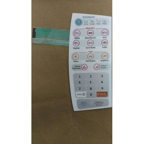 Membrana Teclado De Forno Microondas Electrolux Mef Shopee Brasil