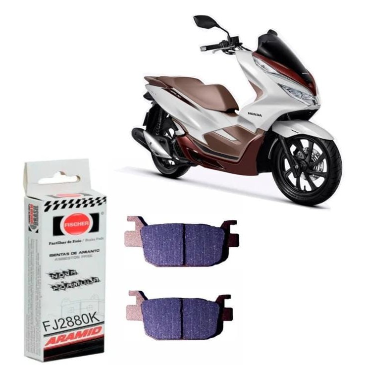 Pastilha Freio Traseira Fischer Honda Pcx Abs Shopee Brasil