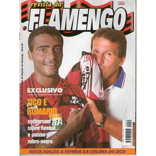 REVISTA DO FLAMENGO 16 ROMÁRIO ZICO RINALDI Shopee Brasil