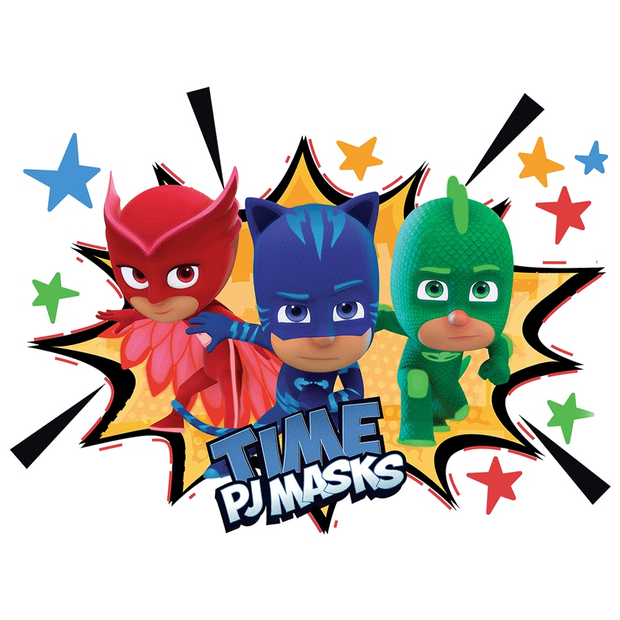 Painel Decorativo X Cm Festa Pj Masks Unidade Regina Shopee Brasil