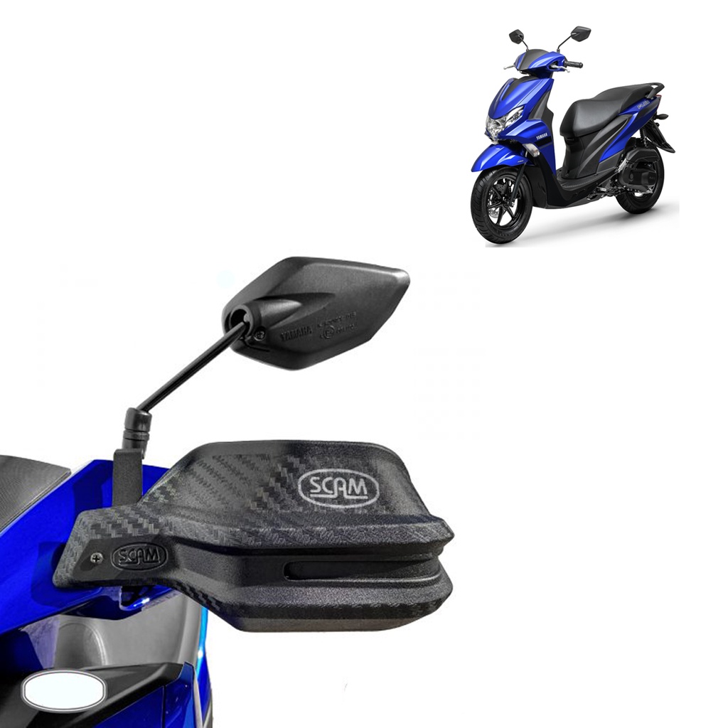 Protetor De Mão Yamaha Fluo 125 Scam 2023 Em Diante Shopee Brasil