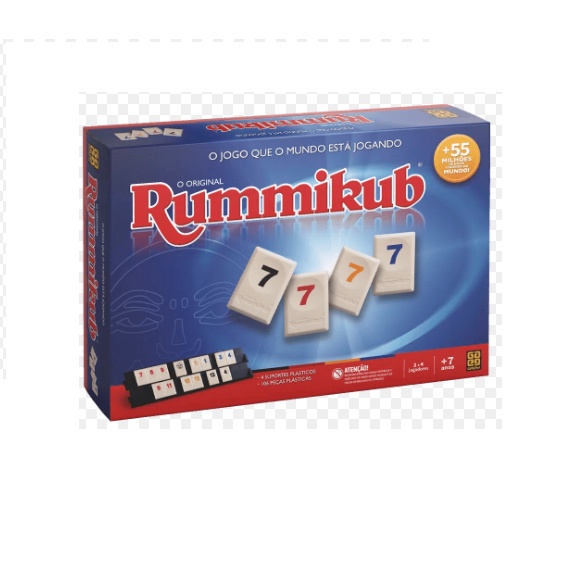 Jogo De Tabuleiro Rummikub Grow Shopee Brasil