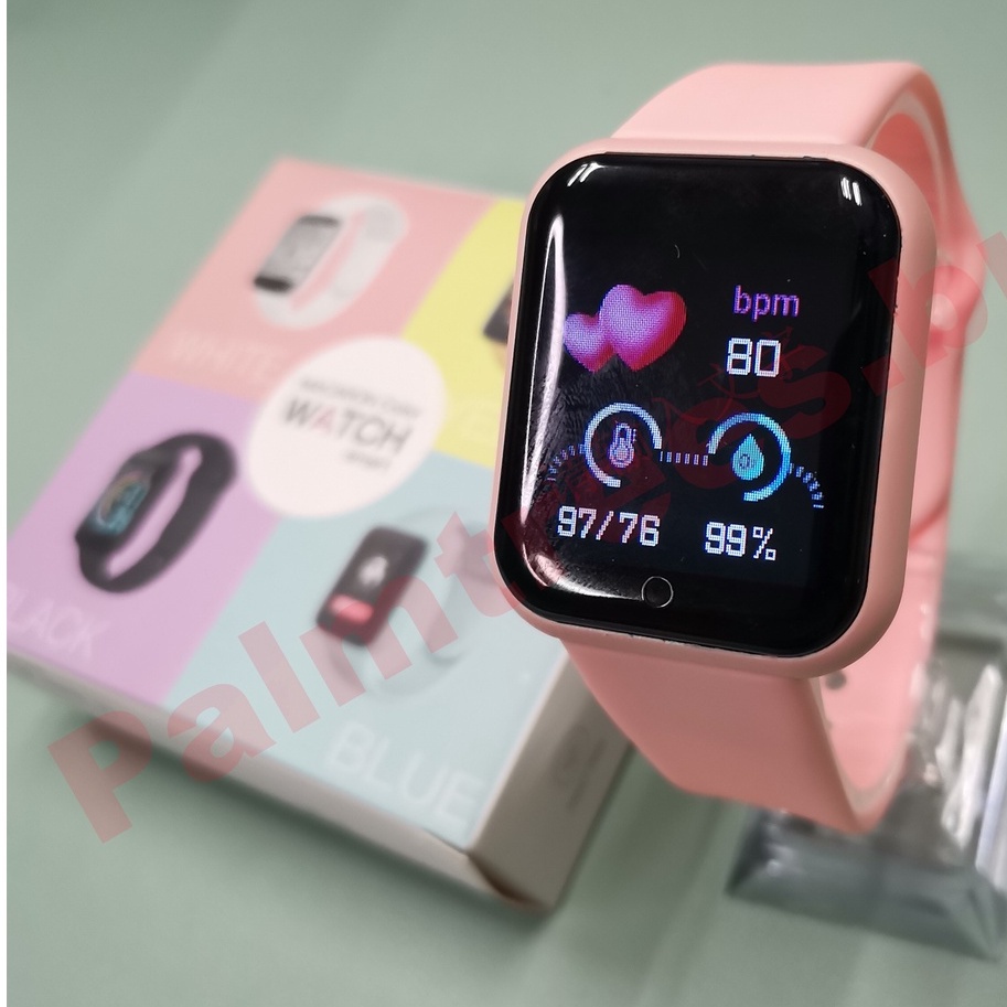 D Smart Watch Polegada Macaron Y Bluetooth Freq Ncia