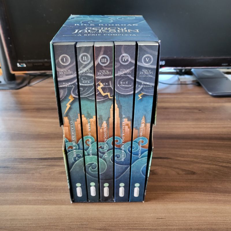 Box Percy Jackson E Os Olimpianos Shopee Brasil