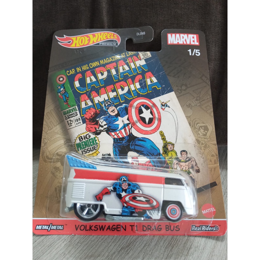 Hot Wheels Volkswagen T1 Drag Bus Marvel Shopee Brasil
