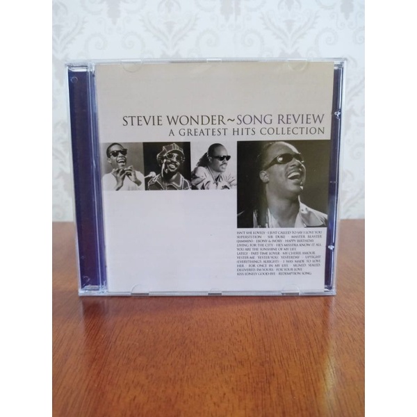 Cd Stevie Wonder Song Review A Greatest Hits Collection Shopee Brasil