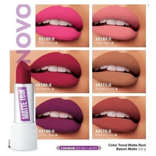 Batom Matte Real Avon Color Trend 3 6g Shopee Brasil