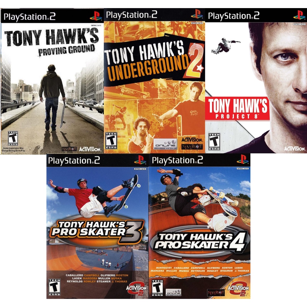 5 JOGOS PS2 TONY HAWK S Ps Shopee Brasil