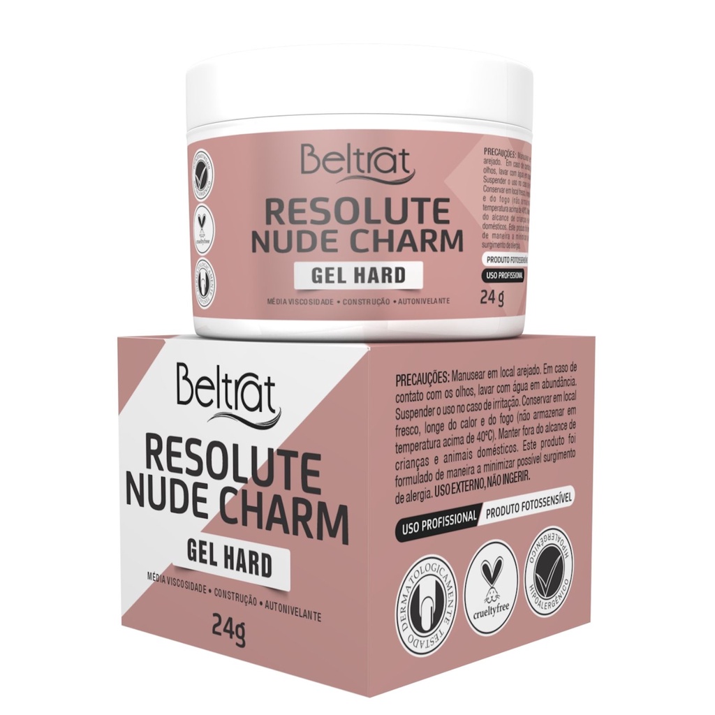 Gel P Unhas Resolute Nude CHARM Beltrat G Shopee Brasil