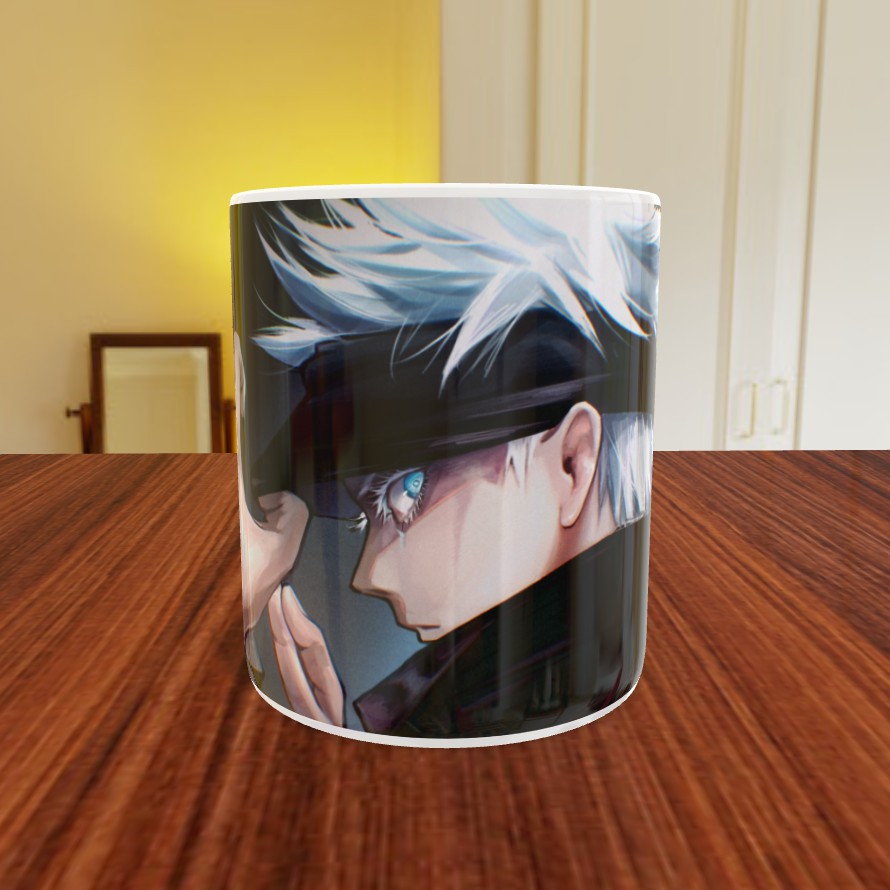 Caneca Do Satoru Gojo Jujutsu Kaisen Shopee Brasil