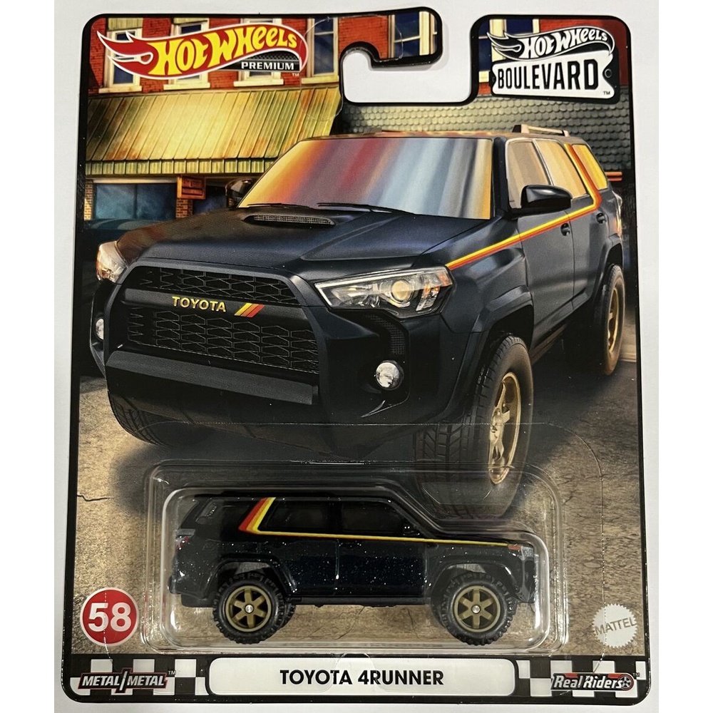 Carrinho Em Miniatura Hot Wheels No Modelo Toyotta RUNNER Boulevard