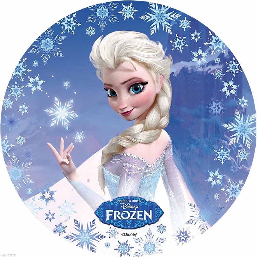 Painel De Festa Redondo Tema Frozen Em Tecido C El Stico Shopee Brasil