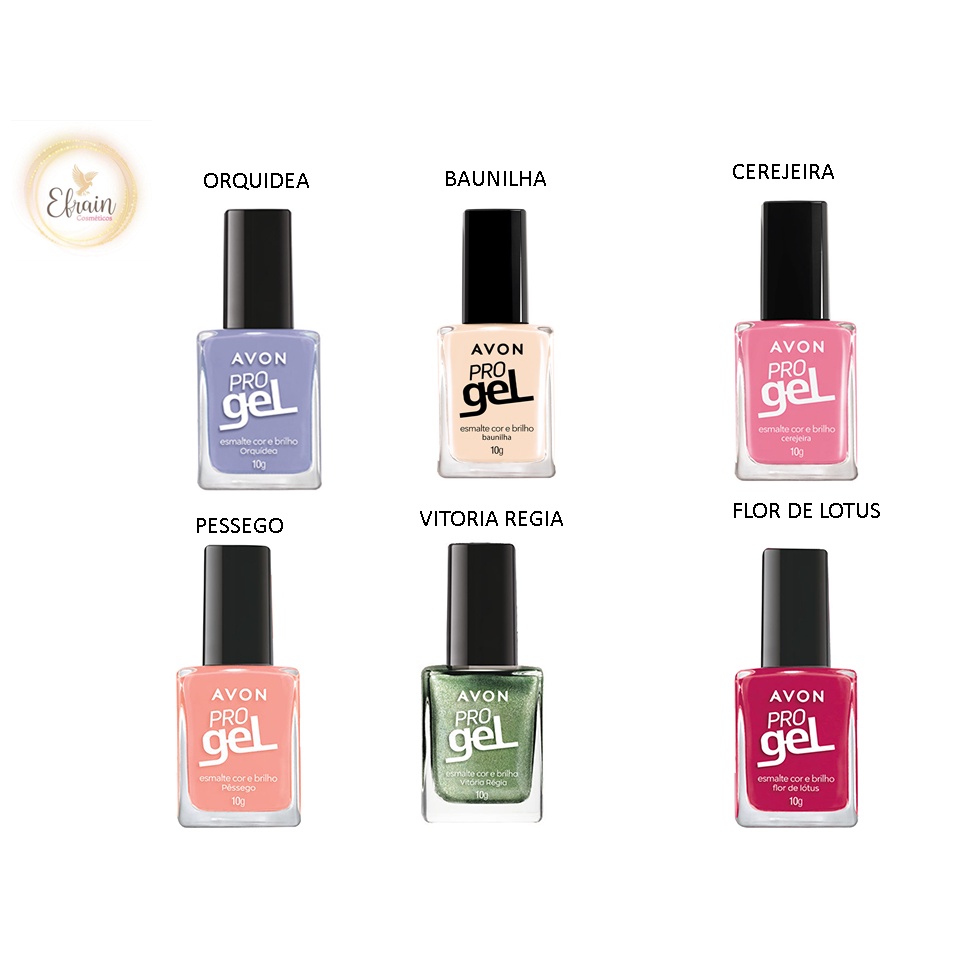 Esmalte Pro Gel Cor E Brilho Avon G Shopee Brasil