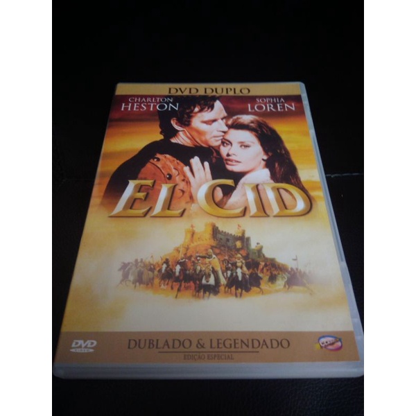 Dvd Duplo El Cid Shopee Brasil