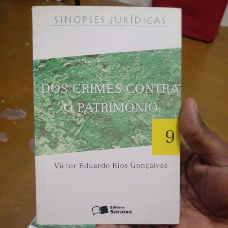 Livro Dos crimes contra o patrimônio 9 Sinopses jurídicas Víctor