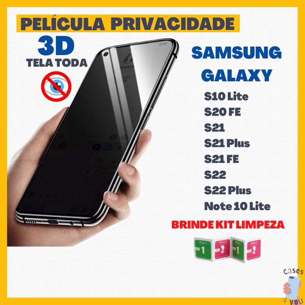 Pel Cula D Privativa Samsung Galaxy S Privacidade Anti Espi O