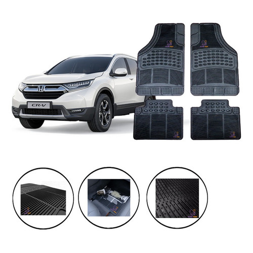 Jogo Tapete Carpete Borracha Honda Crv 2000 A 2021 Shopee Brasil