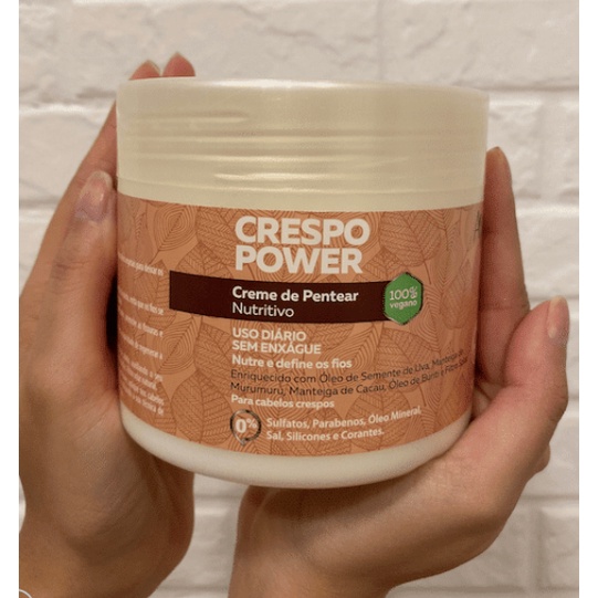 Creme De Pentear Nutritivo Crespo Power 500g Apse Shopee Brasil