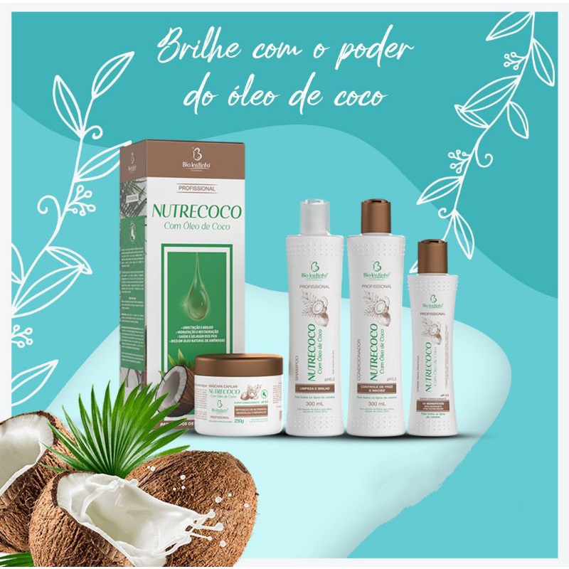 Kit Capilar Profissional Nutrecoco Kit Completo Bio Instinto Shopee