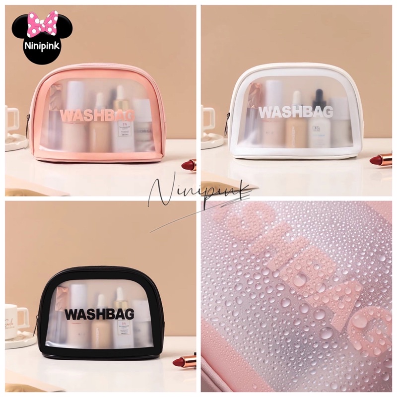 Semic Rculo Bolsa Necessarie Transparente Washbag Imperme Vel Shopee