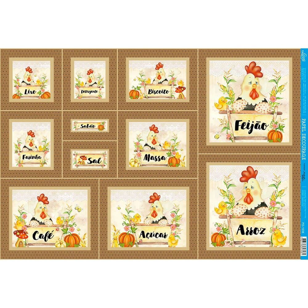 Papel Decoupage Grande X Cm Kit C Unidadestema Escolher Pd