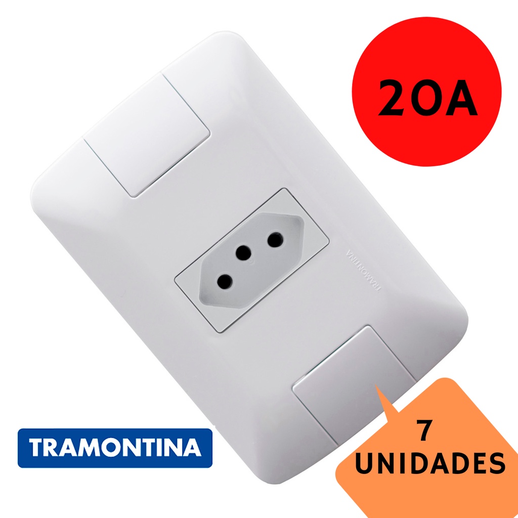 Kit Tomada Simples A P T A V Tramontina Promo O Shopee Brasil