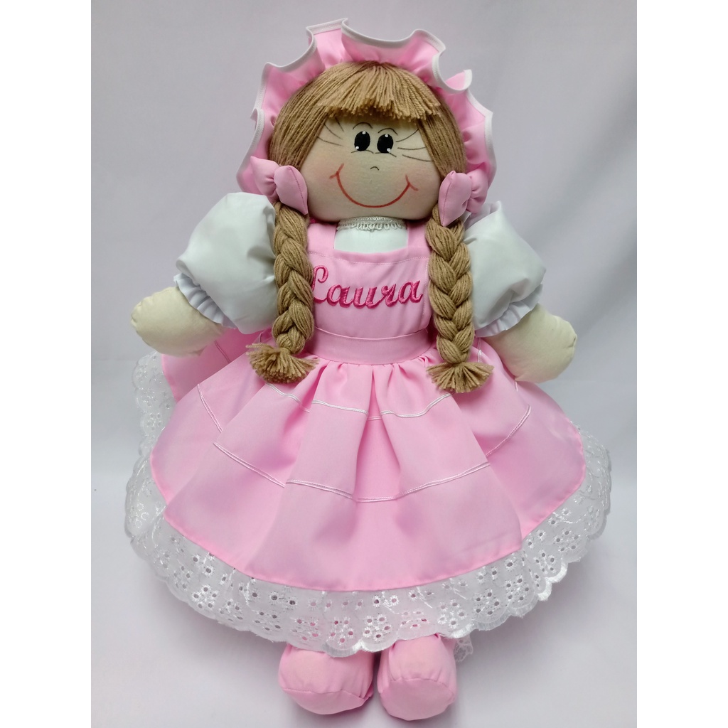 Boneca De Pano Artesanal 60 Cm Shopee Brasil