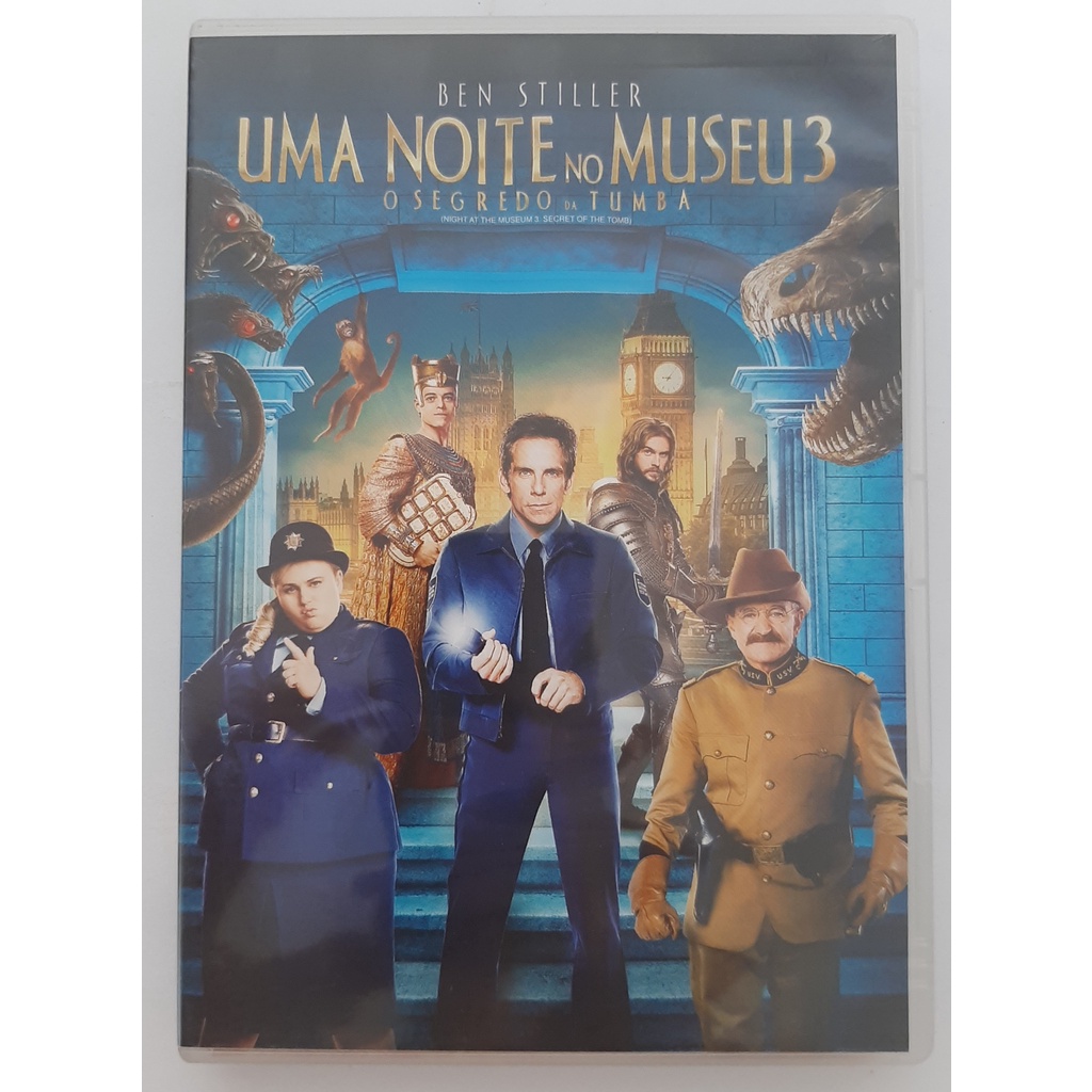 Dvd Uma Noite No Museu O Segredo Da Tumba Shopee Brasil