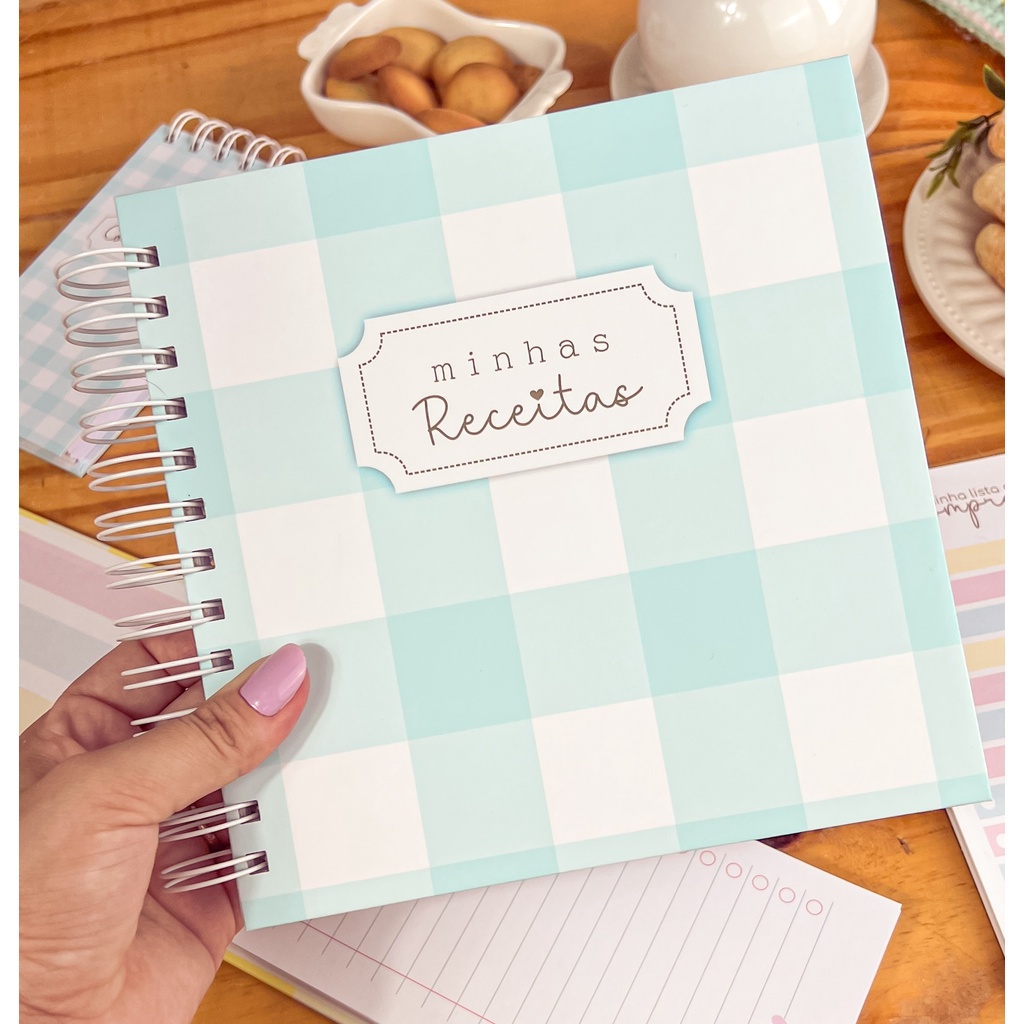 Caderno De Receitas Personalizado Shopee Brasil